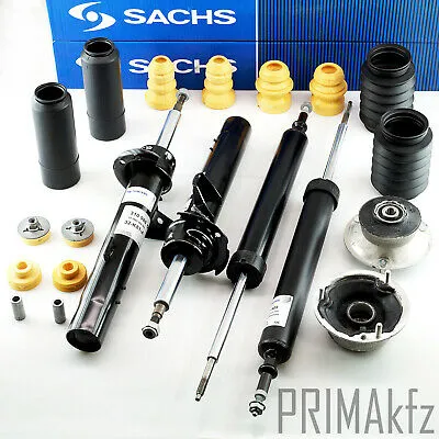 SACHS 4X AMORTYZATORY PODUSZKI P+T kpl BMW 3 E90 91