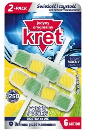 kret-kostka-wc-citrus-fresh-6-action-2x40g-fresh-power