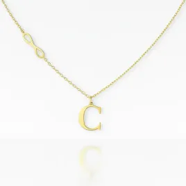naszyjnik-infinity-letter-litera-c-zlota-celebrytka-stal-316l-pvd-prezent