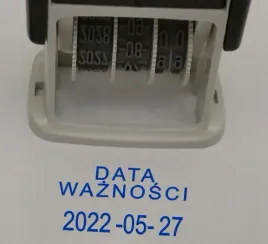 data-waznosci-kieszonkowy-datownik-z-tekstem-data-i-tekst-w-jednym-odbiciu