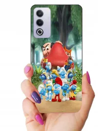 etui-case-do-oppo-a3-smerfy-gabka-patryk-minionki