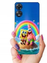 etui-case-do-oppo-a38-smerfy-gabka-patryk-minionki