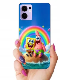 etui-case-do-oppo-reno13-f-smerfy-gabka-patryk-minionki