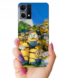 etui-case-do-oppo-reno7-smerfy-gabka-patryk-minionki