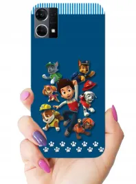 etui-case-do-oppo-reno7-myszka-minnie-daisy-skye-smerfetka-patryk