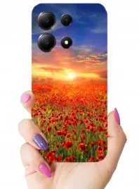 etui-do-xiaomi-redmi-note-13-marmurki-kwiatki-serca-obrazy-santorini