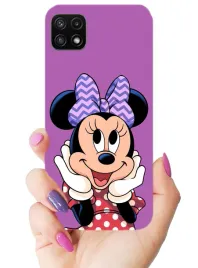 etui-do-samsung-galaxy-a22-5g-myszka-minnie-daisy-skye-smerfetka-patryk