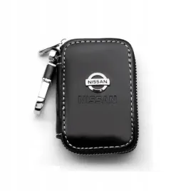piekne-etui-brelok-na-kluczyki-nissan-chrom-skora