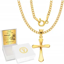 zloty-lancuszek-925-krzyzyk-medalik-komunia-chrzest-bierzmowanie