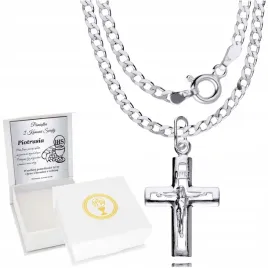 srebrny-lancuszek-925-krzyzyk-komunia-chrzest-bierzmowanie-grawer