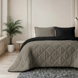 140x200-lazy-uni-braz-czarny-koldra-i-poszewka-na-poduszke