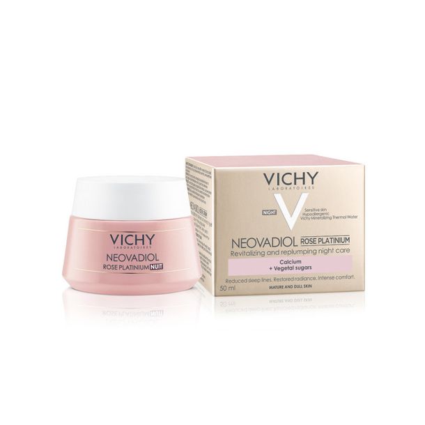 Krem na noc Vichy Neovadiol Rose Platinium 50ml (Wapń + Cukry roślinne)