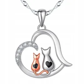 naszyjnik-srebrny-serce-z-kotami-dwa-koty-serduszko-blaszka-srebro-925