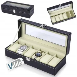 pudelko-organizer-etui-pojemnik-na-zegarki-czarne-przechowywania