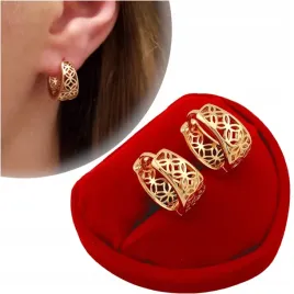 zlote-kolczyki-kolo-azurowy-koszyczek-eleganckie-antyalergiczne-dla