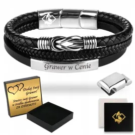 bransoletka-meska-czarna-ze-skory-srebrna-grawer-prezent-dla-meza