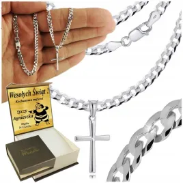 srebrny-lancuszek-meski-na-prezent-pancerka-srebro-925-z-krzyzykiem