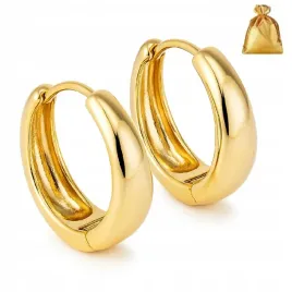 pozlacane-grube-kolczyki-kolka-ze-stali-chirurgicznej-kola-klasyczne