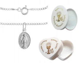 srebrny-komplet-komunijny-lancuszek-medalik-komunia-chrzest-45cm