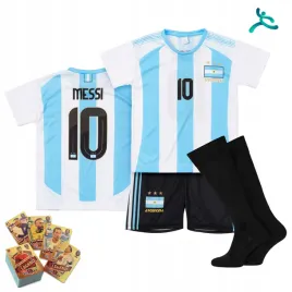 stroj-komplet-pilkarski-gratis-messi-argentyna-rozm-116