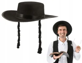 kapelusz-z-pejsami-rabin-zyd-rabbi-stroj