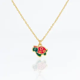 naszyjnik-turtli-heart-czerwony-zolwik-zloty-z-sercem-stal-316l-na-prezent