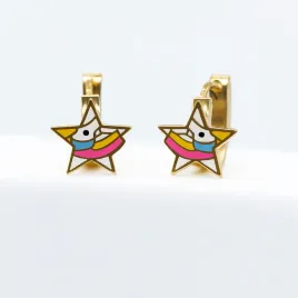 kolczyki-unicorn-zlote-jednorozce-gwiazdki-dla-dziewczynki-na-prezent