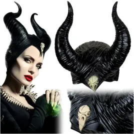 maska-maleficent-czarownica-diabolina-rogi-cosplay-przebranie-na