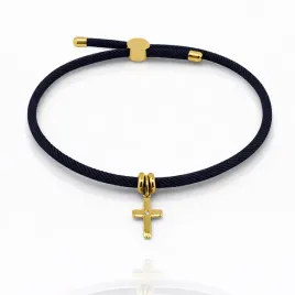 czarna-bransoletka-sznurkowa-z-krzyzykiem-cyrkonia-stal-316l-na-prezent