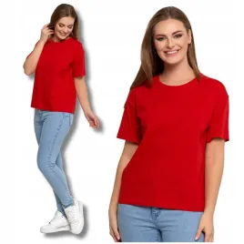 t-shirt-damski-gladka-koszulka-z-krotkim-rekawem-luzna-bluzka-moraj-l