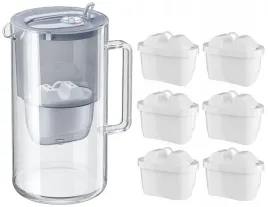 dzbanek-filtrujacy-aquaphor-glass-25l-szklany-szary-6-filtrow