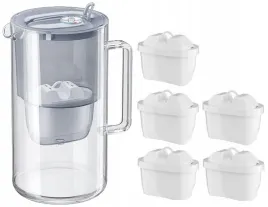 dzbanek-filtrujacy-aquaphor-glass-25l-szklany-szary-5-filtrow