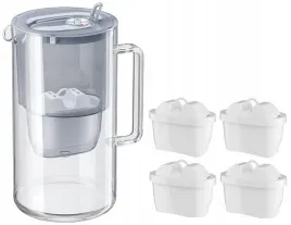 dzbanek-filtrujacy-aquaphor-glass-25l-szklany-szary-4-filtry