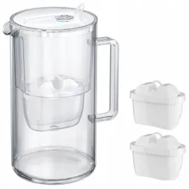 dzbanek-filtrujacy-aquaphor-glass-25l-szklany-bialy-2-filtry