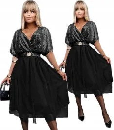 elegancka-wieczorowa-blyszczaca-sukienka-damska-cekiny-tiul-pasek