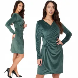 085-xxl-44-kopertowa-welurowa-sukienka