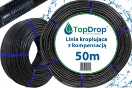 linia-kroplujaca-50m-z-kompensacja-nawodnienie-kropelkowe-waz-kropelkowy