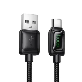 kabel-usb-a-do-usb-c-hoco-3a-12-m-z-lcd-u146-czarny