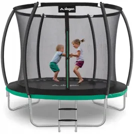 trampolina-ogrodowa-dla-dzieci-drabinka-siatka-312cm-10ft-czarna