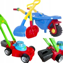 duzy-zestaw-taczka-kosiarka-foremki-lopata