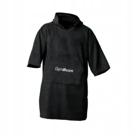 recznik-terry-poncho-black-z-kapturem-i-kieszenia-gymbeam