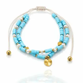 bransoletka-podwojna-bianka-stal-316l-turkusowa-perly-zlote-pvd-na-prezent