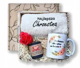 podziekowanie-dla-matki-chrzestnej-pierwsza-komunia-recznik-kubek