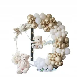 balony-girlanda-dekor-slub-chrzest-urodziny-komunia-zloty-chrom-biala