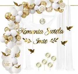 balony-na-komunie-dekoracje-satyna-tlo-baner-imie