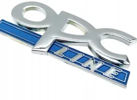 emblemat-logo-znaczek-metal-opc-line-opel-vectra-astra-corsa-nowy