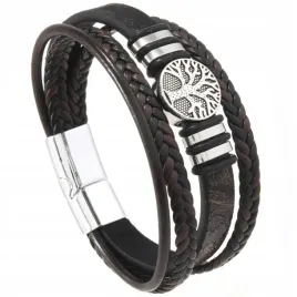 skorzana-bransoletka-meska-rzemyki-drzewo-zycia