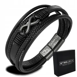 bransoletka-skorzana-czarna-dla-niego-nieskonczonosc-walentynki