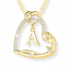 zloty-naszyjnik-925-serce-z-literka-pozlacany-585-kwiat-zycia-roza