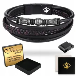 bransoletka-meska-pleciona-skorzana-regulowana-dla-taty-meza-na